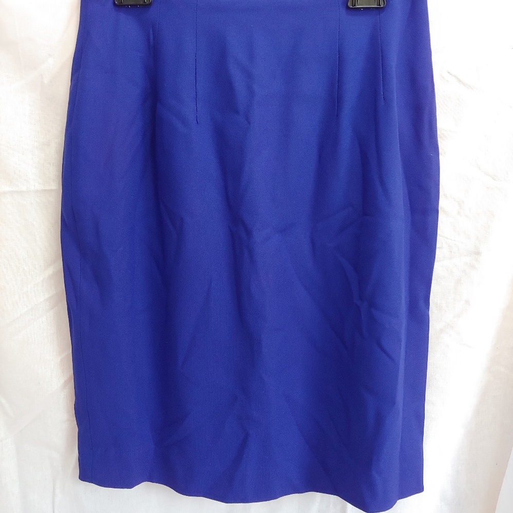 Cobalt Blue Pencil Skirt